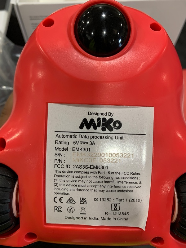 Photo 1 of Miko 3 AI Robot for Kids – Smart Educational & STEAM Learning Robot with Interactive Apps, Games, Stories & Activities for Girls & Boys Ages 5–10 | Red