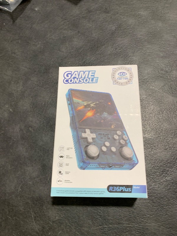 Photo 1 of Ugtenversi R36Plus Retro Handheld Game Console 4.0" IPS Screen,Portable ,15,000+ Games, 26+ Emulators ,Hand held Video Game for Adults (White)