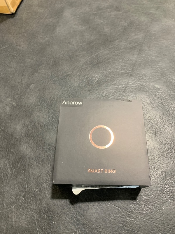 Photo 1 of Activity Tracker Ring for Men – Smart Ring with Heart Rate, SpO2, Blood Pressure, Sleep Monitoring, Step & Calorie Counter, 5ATM Waterproof, No Subscription Fee (Black, 8)
