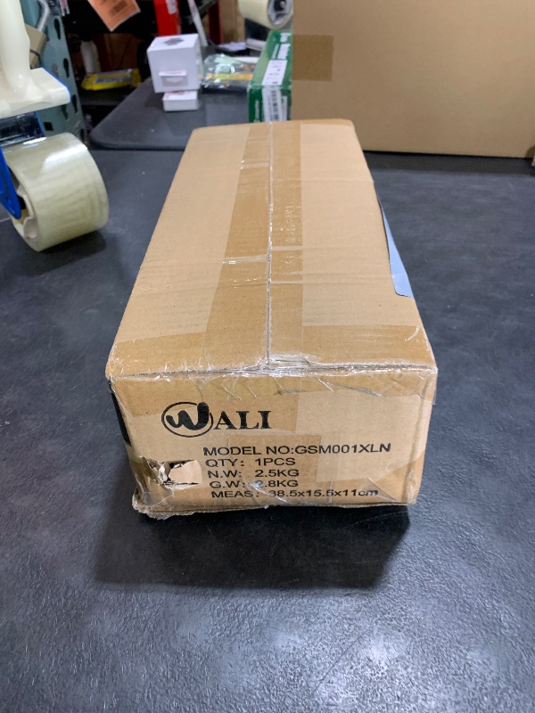 Photo 1 of WALI Heavy Duty Single Monitor Arm for 17-49 Inch Flat Curved Ultrawide Screens, up to 33 Lbs, Adjustable Gas Spring Single Monitor Desk Mount for Home Office Gaming, VESA 75/100mm (GSM001XLN), Black