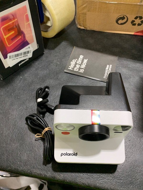 Photo 1 of Polaroid Now 2nd Generation I-Type Instant Film Camera - Black & White (9072)