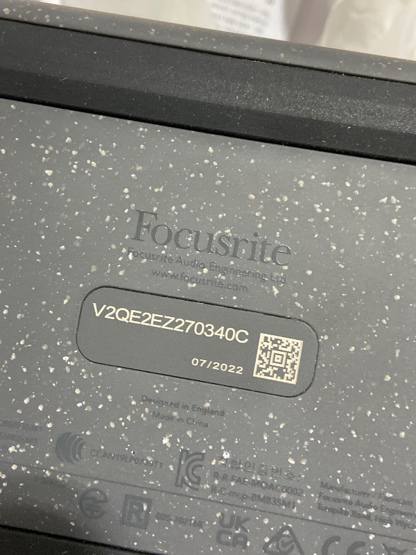 Photo 1 of Focusrite Vocaster Two — Podcasting Interface for Recording Host and Guest. 2 Mic Inputs and Headphone Outputs, with Auto Gain, Enhance, and Mute. Small, Lightweight, and Powered by Computer