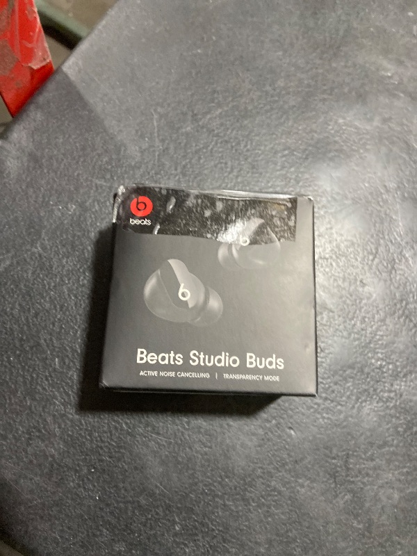 Photo 1 of Beats Studio Buds - True Wireless Noise Cancelling Earbuds - Compatible with Apple & Android, Built-in Microphone, IPX4 Rating, Sweat Resistant Earphones, Class 1 Bluetooth Headphones - Black