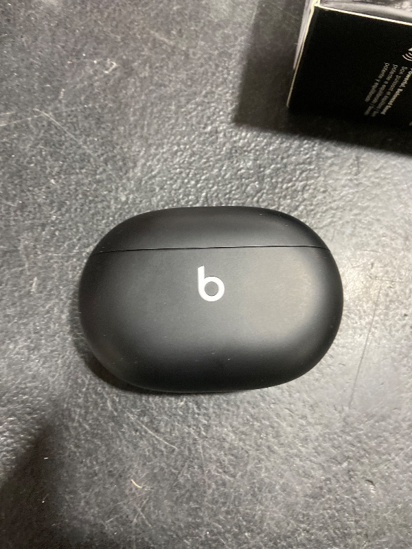 Photo 1 of Beats Studio Buds - True Wireless Noise Cancelling Earbuds - Compatible with Apple & Android, Built-in Microphone, IPX4 Rating, Sweat Resistant Earphones, Class 1 Bluetooth Headphones - Black