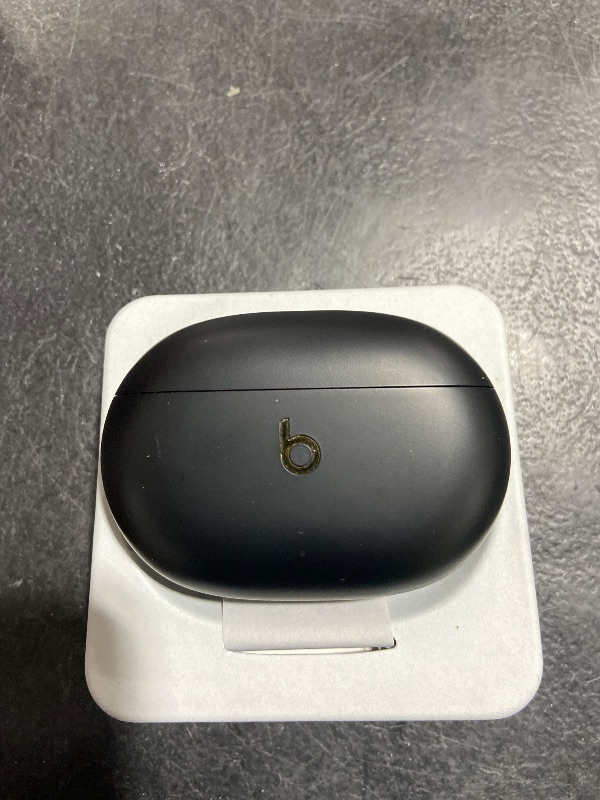 Photo 1 of Beats Studio Buds + | True Wireless Noise Cancelling Earbuds, Enhanced Apple & Android Compatibility, Built-in Microphone, Sweat Resistant Bluetooth Headphones, Spatial Audio - Black/Gold