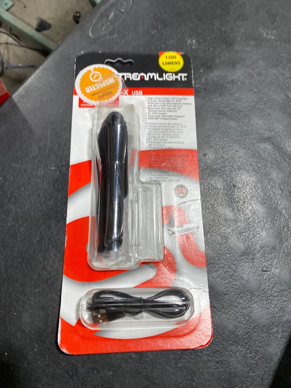 Photo 1 of Streamlight 88084 ProTac HL-X 1000 Lumens Tactical Light Includes Rechargeable Battery, USB Cord, and Holster, Clamshell Packaging, Black
