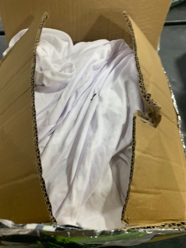 Photo 1 of VEVOR 150 Pcs White Chair Covers Polyester Spandex Chair Cover Stretch Slipcovers for Wedding Party Dining Banquet Flat-Front Chair Cover