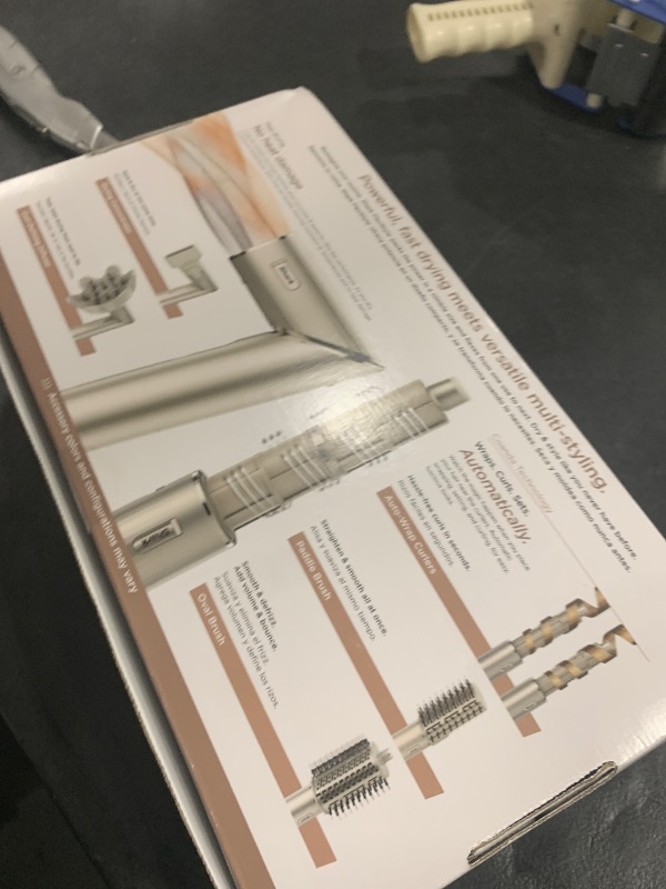 Photo 1 of Shark HD430REF (Refurbished) FlexStyle Air Styling & Drying System, Powerful Hair Dryer Brush & Multi-Styler with Auto-Wrap Curlers, Paddle Brush, Oval Brush, Concentrator Attachment, Stone (Renewed)