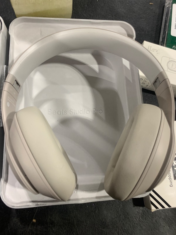 Photo 1 of Beats Studio Pro-Premium Wireless Over-Ear Headphones- Up to 40-Hour Battery Life, Active Noise Cancelling, USB-C Lossless Audio, Apple & Android Compatible- Sandstone