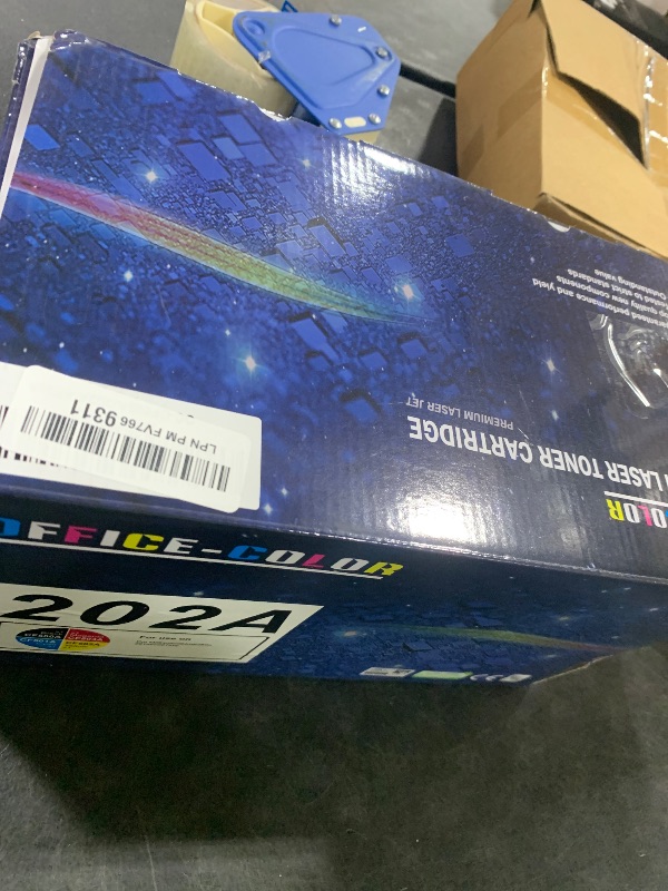 Photo 1 of 202A Toner Cartridges - Replacement for HP Color LaserJet Pro M254dw M254 MFP M281cdw, M281fdw M281fdn M281 Series (Black,Cyan,Magenta,Yellow 4Pack)