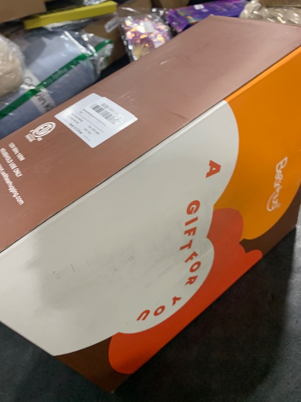 Photo 1 of Bearhug Heated Blanket King Size 100" x 90" Dual Controller Electric Blanket, Reversible Brown Plaid Sherpa Heating Blanket, 10-Heat Levels & 1-12H Auto Off, ETL, Machine Washable