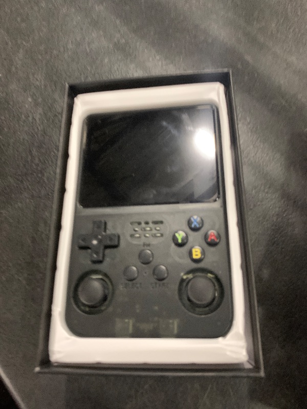Photo 1 of R36S Handheld Game Console, Retro Game Console with 3.5-in IPS HD Screen, Video Game Consoles with 64GB Memory, Ultra-Long Standby Time, Perfect for Travel & Outings, Gift for Adults Teens Kids (Black)