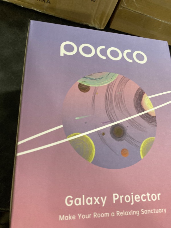 Photo 1 of POCOCO Galaxy Star Projector for Bedroom with Replaceable Optical Film Discs, Home Planetarium Night Light Projector with High-Definition Soft Light for Relax, Study, and Meditate, Stress Relief Gifts