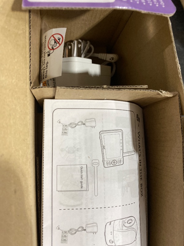 Photo 1 of VTech VM901 Smart WiFi Baby Monitor with 1080p FHD Camera and 5" HD IPS Display, Free App, Remote Pan Tilt Zoom, Night Vision, Motion Detection Alerts