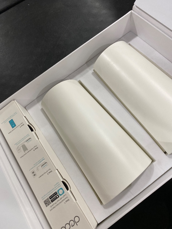 Photo 1 of TP-Link Deco XE200 Mesh WiFi AXE11000 Tri-Band WiFi 6E Mesh Network System - Replaces Wireless Internet Router and Extender, 10Gbps Ethernet Port, Compatible with Alexa, Deco XE200(2-Pack)