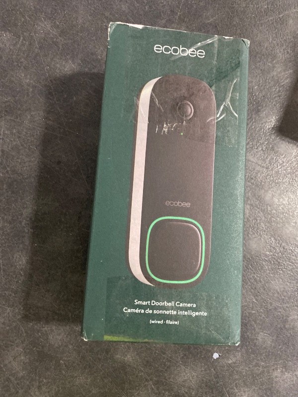 Photo 1 of ecobee Smart Video Doorbell Camera (Wired) - with Industry Leading HD Camera, Smart Security, Night Vision, Person and Package Sensors, 2-Way Talk, and Video & Snapshot Recording