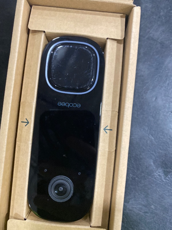 Photo 1 of ecobee Smart Video Doorbell Camera (Wired) - with Industry Leading HD Camera, Smart Security, Night Vision, Person and Package Sensors, 2-Way Talk, and Video & Snapshot Recording