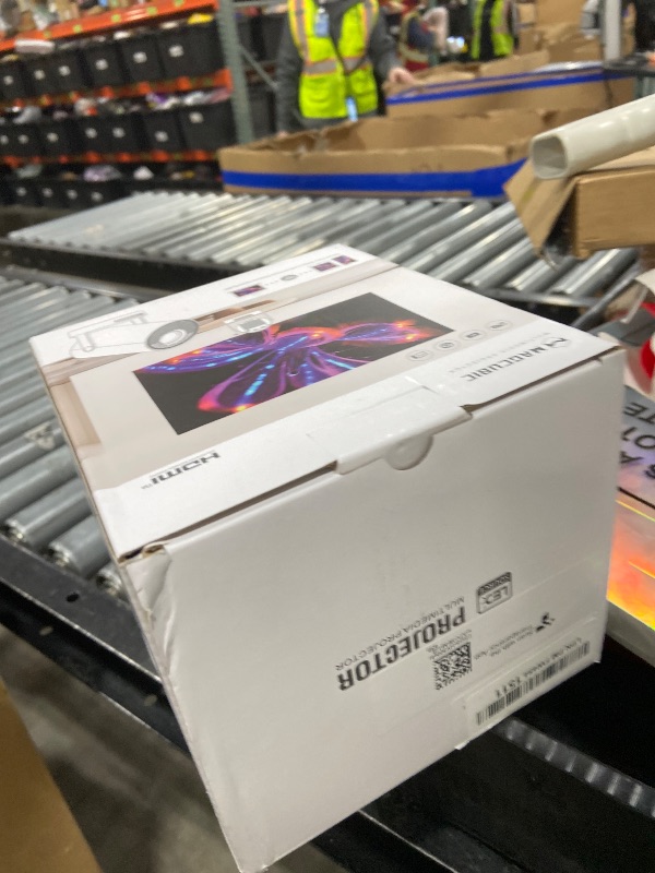 Photo 1 of ?Electric Focus?Magcubic Mini Projector 4K Support, Portable Projector with WiFi 6 and Bluetooth 5.4, Smart Proyector, 5W Soundbase Speaker, 180°Rotation for Home Theater