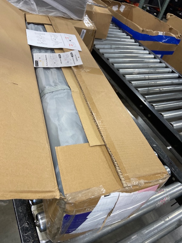 Photo 1 of Foldable Baby Playpen,59x71 Inches Portable Playpen,Collapsible Play Pen for Babies and Toddlers,Indoor & Outdoor Baby Fence Play Area,Cold Gray