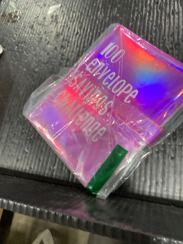 Photo 1 of 100 Envelope Savings Challenge Binder, Money Saving Binder with Cash Envelopes, from 30 Days to 52 Weeks, to Save $500,$5,050 and $10,000, back to school supplies,gift for children (fuchsia rose)