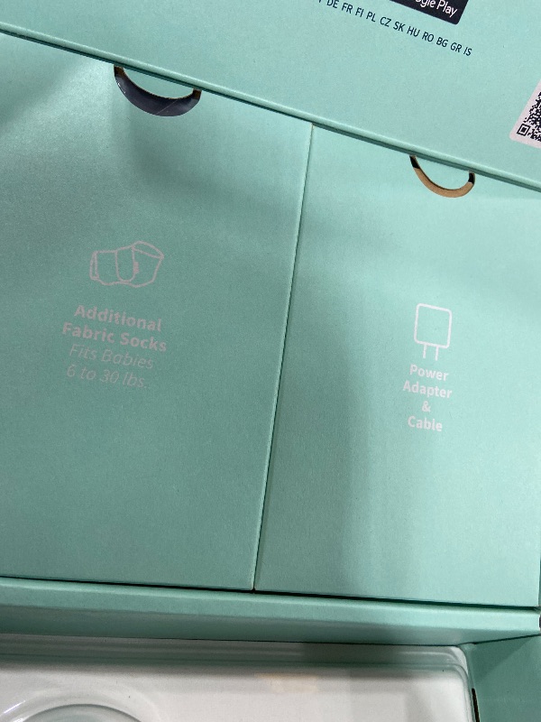 Photo 1 of Owlet Dream Sock - FDA-Cleared Smart Baby Monitor - Track Live Pulse (Heart) Rate, Oxygen in Infants - Receive Notifications - Dusty Rose