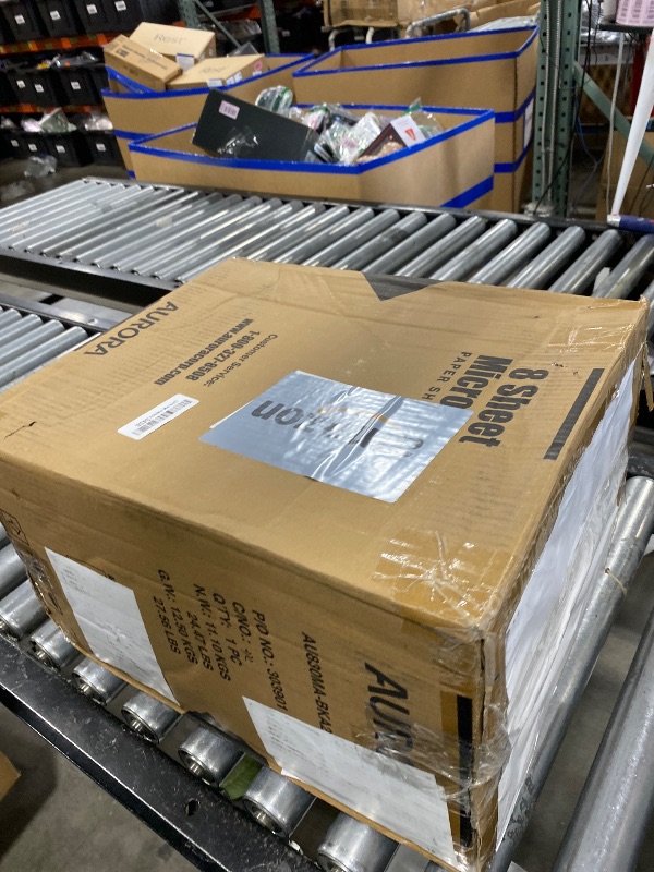 Photo 1 of Aurora AU830MA High-Security 8-Sheet Micro-Cut Paper and Credit Card Shredder/ 20 Minutes/Security Level P-5