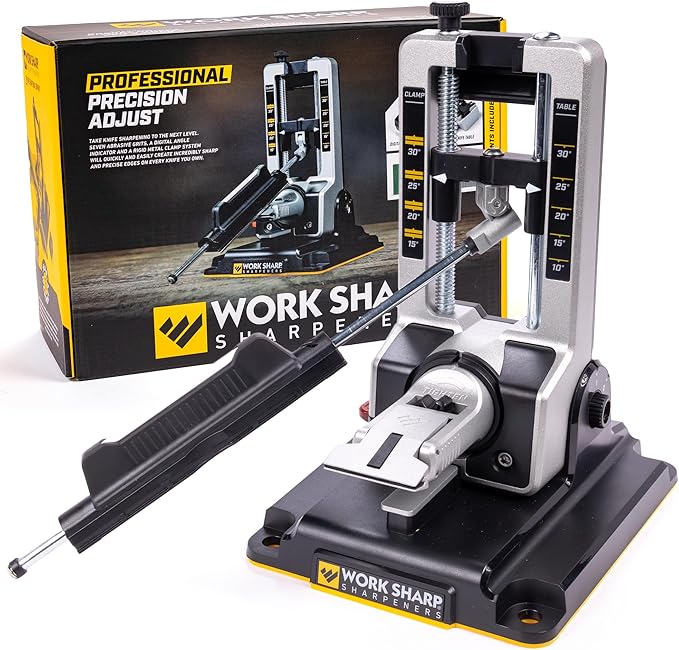 Photo 1 of Work Sharp Professional Precision Adjust Knife Sharpener - Adjustable Knife Sharpening Kit for Pocket, Hunting, Kitchen, Serrated Knives