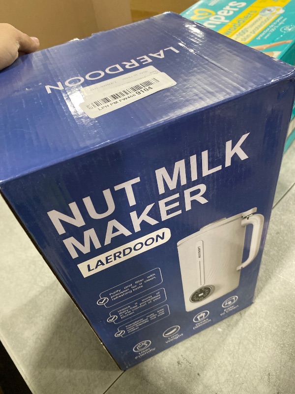 Photo 1 of **INCOMPLETE** LAERDOON Nut Milk Maker Blender Can Delay Start-up/Keep Warm/Boil Water/Self Clean,34 oz 8 in 1 Automatic Mixer Blender Suitable for Soy, Almond, Oat, Coconut, Plant Based and Non Dairy Beverages