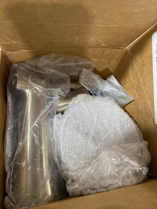 Photo 1 of *USED** Moen Genta LX Brushed Nickel Pressure Balancing Eco-Performance Modern Shower Trim Including Showerhead, Shower Handle, and Tub Spout (Posi-Temp Valve Required), T2473EPBN