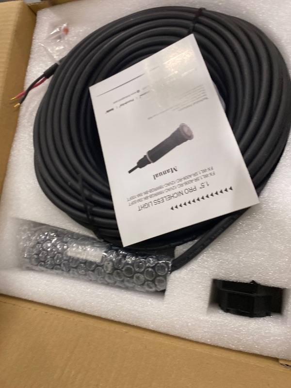 Photo 1 of Jeavle Pool Lights for Inground Pool, Direct Replacement for Pentair GloBrite, 1.5 Inch LED Color Inground Pool & Spa Light, IP68 Waterproof, AC12V, 100 ft Cord