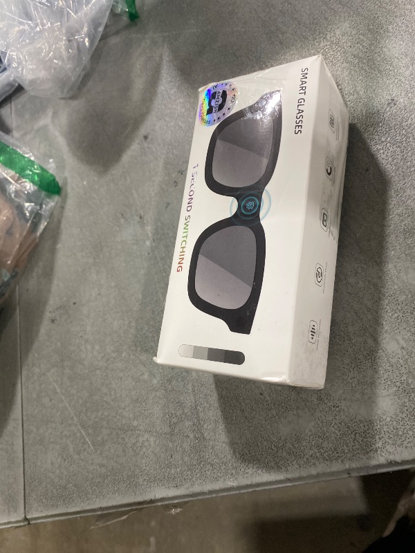 Photo 1 of Ai Smart Glasses with Camera, Electrochromic Lens, 8MP HD Anti-Shake Bluetooth Camera Glasses, 1080p Video Recording, Real Time Translation Open Earbuds , Voice Assistant, Sunglasses for Men Women