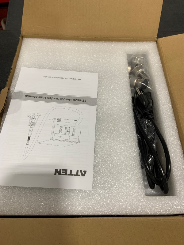 Photo 1 of ATTEN ST-862D Lead-free Hot Air Gun Soldering Station Intelligent Digital Display 1000W ST862D Rework Station For PCB Chip Soldering Repair