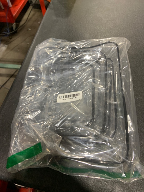 Photo 1 of APREUTY Clear Makeup Bags, TSA Approved 6 Pcs Cosmetic Makeup Bags Set Clear PVC with Zipper Handle Portable Travel Luggage Pouch Airport Airline Vacation Organization (Black)