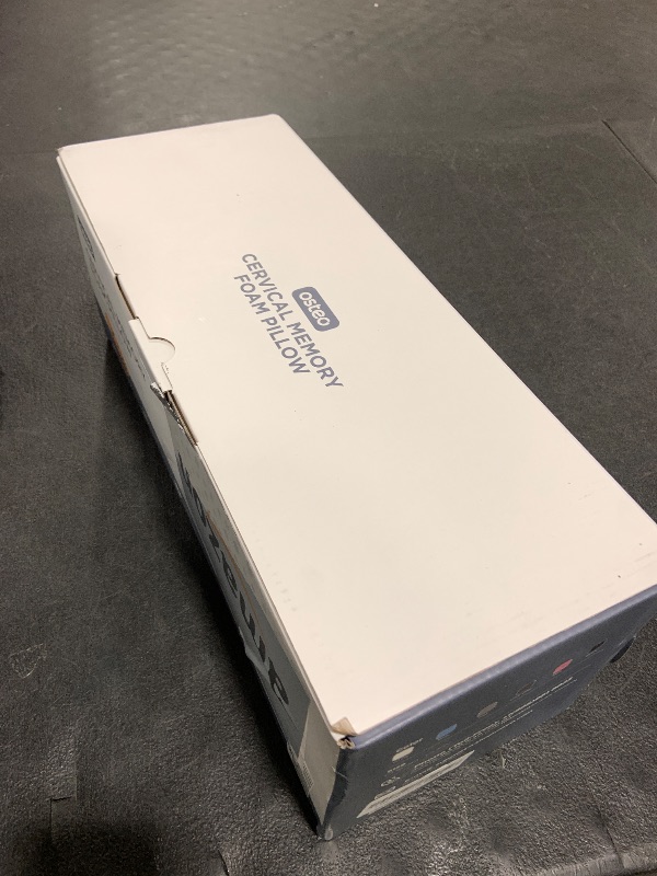 Photo 1 of Osteo Cervical Pillow for Neck Pain Relief, Hollow Design Odorless Memory Foam Pillows with Cooling Case, Adjustable Orthopedic Bed Pillow for Sleeping, Support for Side Back Sleepers