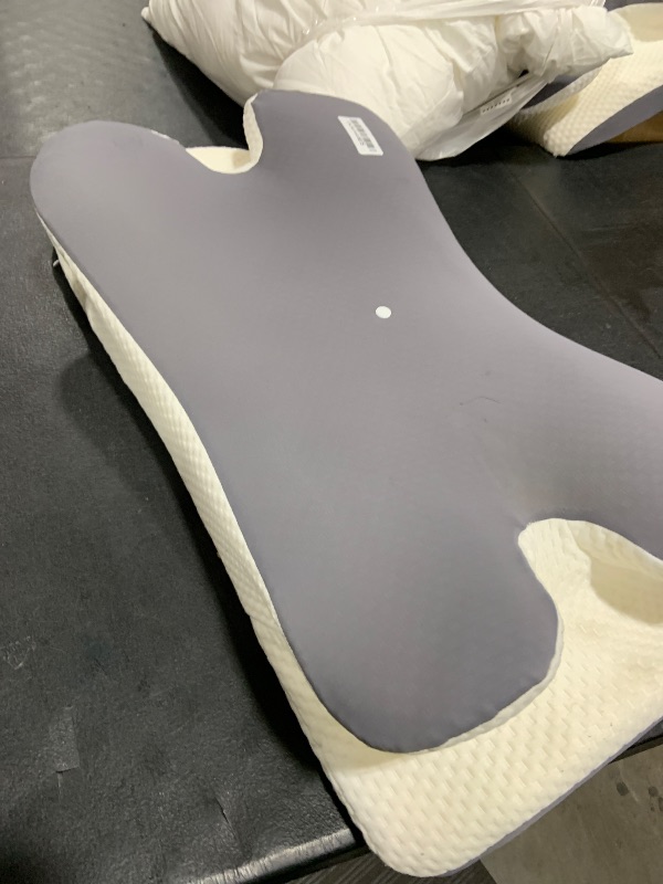 Photo 1 of Vipfree Cervical Cooling Ergonomic Pillow, Adjustable Ergonomic Memory Foam, Cervical Support & Relieves Neck and Shoulder Pain, Orthopedic Pillow for All Sleep Positions