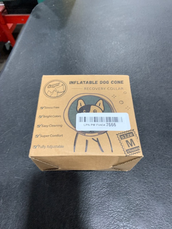 Photo 1 of Supet Raised Inflatable Dog Cone Collar to Stop Licking, Soft Dog Cone Alternative After Surgery, Doggie Neck Donut Collar for Small Medium Large Dogs