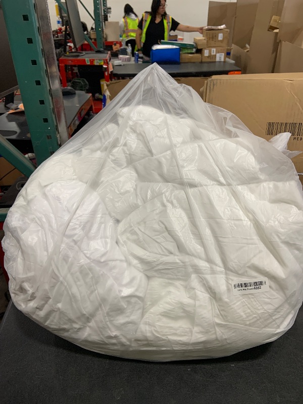 Photo 1 of CozyLux Full Size Comforter Sets with Sheets 7 Pieces, White Seersucker Bed in a Bag Textured Luxury Soft Bedding Set with Down Alternative Comforter, Sheets, Pillowcases & Shams for All Seasons