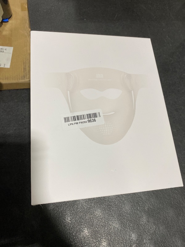 Photo 1 of INIA Glow 4D Wireless Red Light Therapy Mask for face – Dual NIR, 320 LEDs, 4 Modes, Under-Eye Cooling, Cordless & Rechargeable LED Face Mask for Home & Travel, Skincare Gifts for Women Mom Wife, Blue