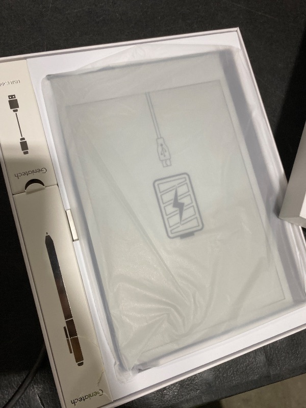 Photo 1 of Android E-Ink ePaper Tablet, Paperwhite eBook Reader Digital Notebook for Note Taking, Drawing Paper White Graphics Notepad with Stylus and Case, Cloud Sync and Screen Casting - Model Mini 9.7" Silver
