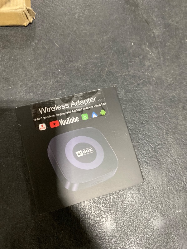 Photo 1 of Ai Magic Box for Streaming Netflix/YouTube/TikTok, Wireless CarPlay Adapter Dongle Support TF Card for OEM Wired Car Play & Android Auto Cars Headrest Video
