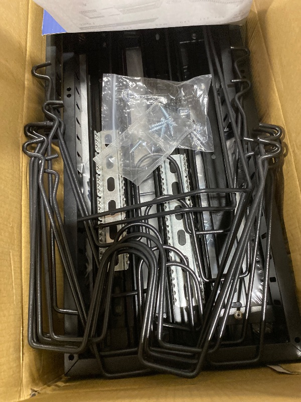 Photo 1 of Magheo 2 Pack Pots and Pans Organizer Under Cabinet, 22" Deep Expandable Pull Out Pot Lid Organizer and Storage with 10 Adjustable Dividers No Drill Pot and Pan Holder Rack with Handle Bracket(Black)