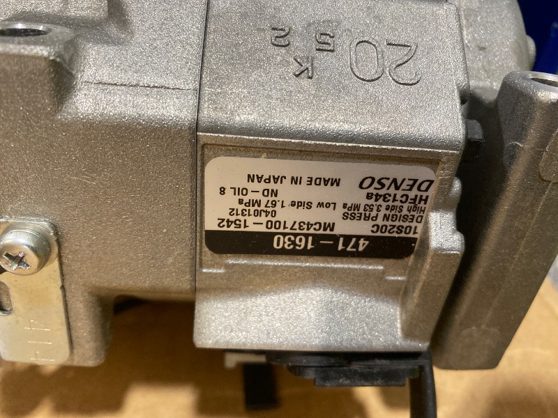 Photo 1 of Denso 471-1630 New Compressor with Clutch