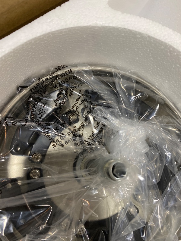 Photo 1 of 48 Inch Flush Mount Ceiling Fans without Lights, Brushed Nickel Modern Ceiling Fan no Lights, 6-Speeds, Quiet Reversible DC Motor, Indoor/Outdoor Ceiling Fans for Patios, Living Room, Bedroom