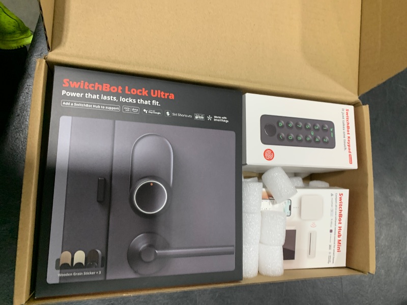 Photo 1 of Smart Lock Ultra with Keypad,Fingerprint Door Lock, App Remote Control, Built-in WiFi Keypad Deadbolt, Auto Unlock, Waterproof&Easy Install,Supports Alexa and Google (Lock Ultra Touch Combo)