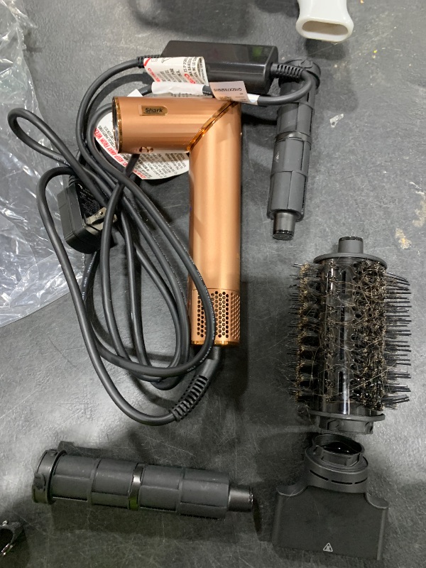 Photo 1 of Shark FlexStyle® (Special Edition) | Air Styling & Drying System | Powerful Hair Dryer Brush & Multi-Styler | Auto-Wrap Curlers, Oval Brush, Concentrator, & Storage Bag Included | Copper | HD433CP