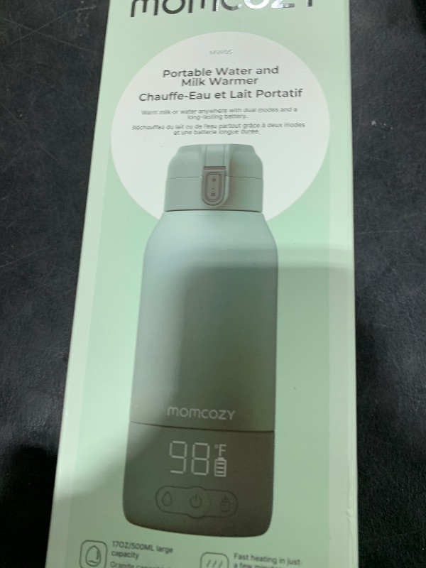 Photo 1 of Momcozy Portable Milk Warmer for Travel – Dual Heating Modes for Breast Milk & Water, Portable Bottle Warmer with Fast Heating & Long Battery Life, 17 Ounces Large Capacity to Meet Your All-Day Needs