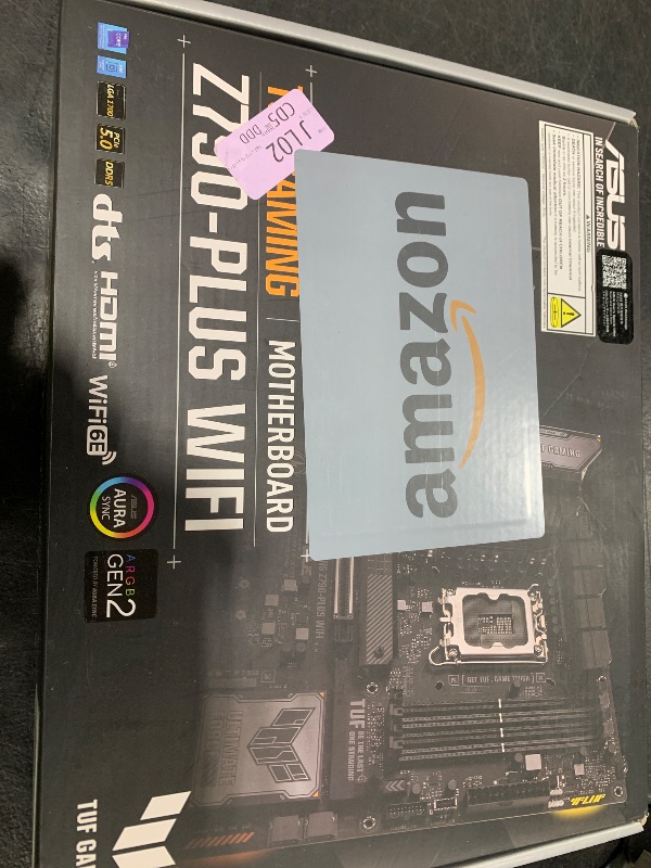 Photo 1 of ASUS TUF Gaming Z790-Plus WiFi LGA 1700(Intel 14th,12th &13th Gen) ATX Gaming Motherboard(PCIe 5.0,DDR5,4xM.2 Slots,16+1 DrMOS,WiFi 6,2.5Gb LAN,Front USB 3.2 Gen 2 Type-C,Thunderbolt 4(USB4),Aura RGB)