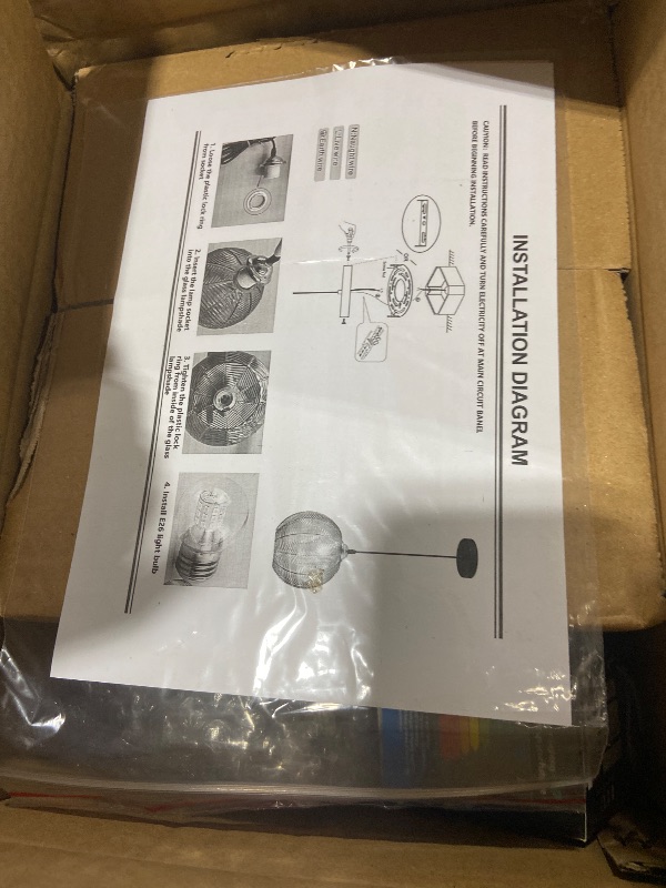 Photo 1 of KCO Lighting Modern Smoke Gray Glass Pendant Light Kitchen Island Large Globe Farmhouse Pendant Lighting Adjustable Black Striped Glass Hanging Ceiling Lighting Fixtures Dining Room Lights