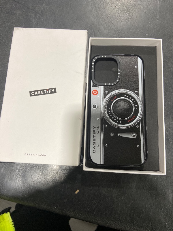 Photo 1 of CASETiFY Impact Case for iPhone 16 Pro Max [Slim / 8.2 ft. 4X Military Grade Drop Protection/Compatible with Magsafe] - Camera Case - Classic - Clear Black
