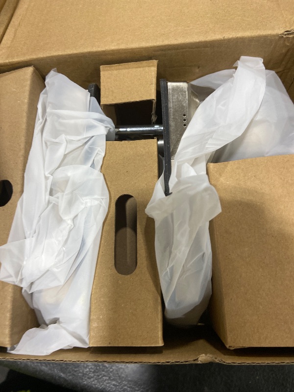 Photo 1 of Veise VE018 Smart Knob Handle Lock - Fingerprint, App Control, Keyless Entry for Front Door and Bedroom, Electronic Digital Keypad, Auto Lock, Remote Access Sharing, IP55 Weatherproof, Satin Nickel